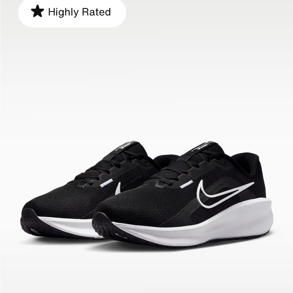 Nike Women's Downshifters 13 Black & White Running Sneakers